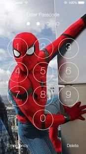 Spider Man Home Cooming Lock Screen screenshot 4