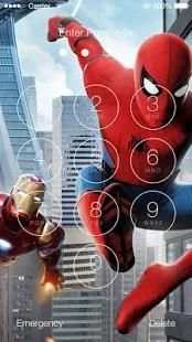 Spider Man Home Cooming Lock Screen screenshot 2