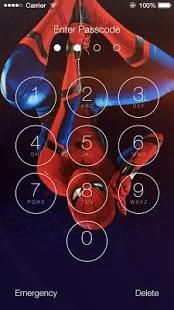 Spider Man Home Cooming Lock Screen स्क्रीनशॉट 1