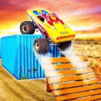 Drive Monster Trucks Ahead - Trucker Path Stunts