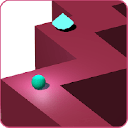 zigzag ball tap runner game आइकन