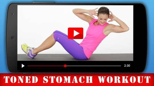 Toned Stomach Workout screenshot 4