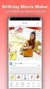 Birthday Video Maker with Music स्क्रीनशॉट 6