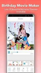 Birthday Video Maker with Music स्क्रीनशॉट 1