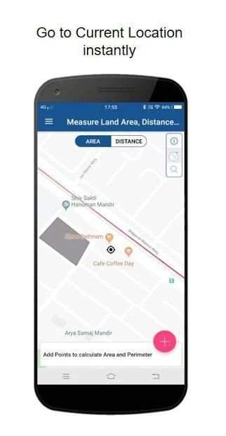Measure Land Area, Distance, Perimeter скриншот 1