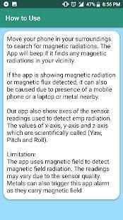 Magnetic Field Detector - Magnetometer Sensor screenshot 1