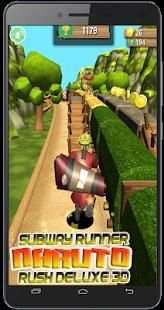 Subway Runner Naruto Rush Deluxe 3D screenshot 3