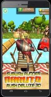 Subway Runner Naruto Rush Deluxe 3D screenshot 2