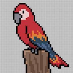 Pet Coloring - Color By Number Drawing Pixel Art
