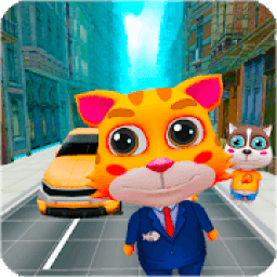 Subway Run: Cat Runner Rush endless icon