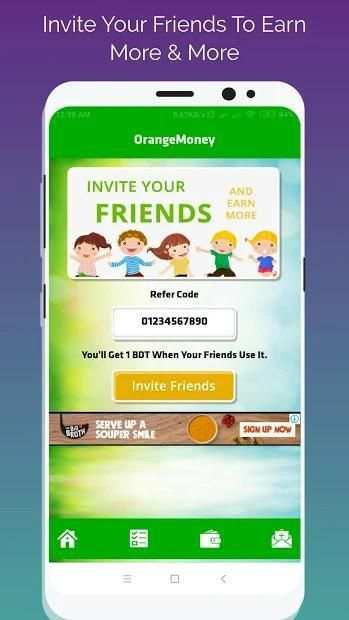 OrangeMoney - Earn Free Money स्क्रीनशॉट 2