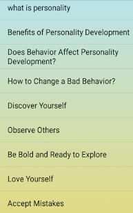 Personality Development screenshot 4