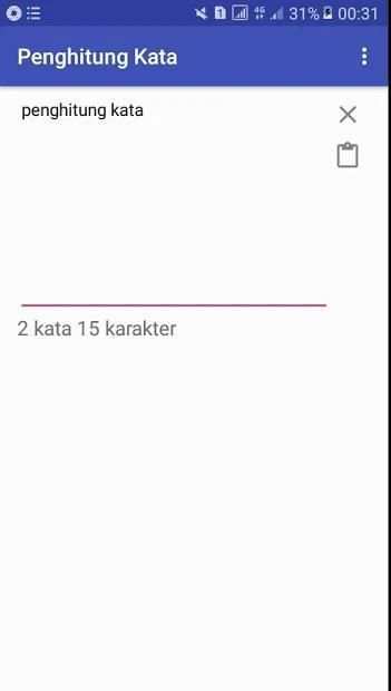 Penghitung Kata dan karakter screenshot 5