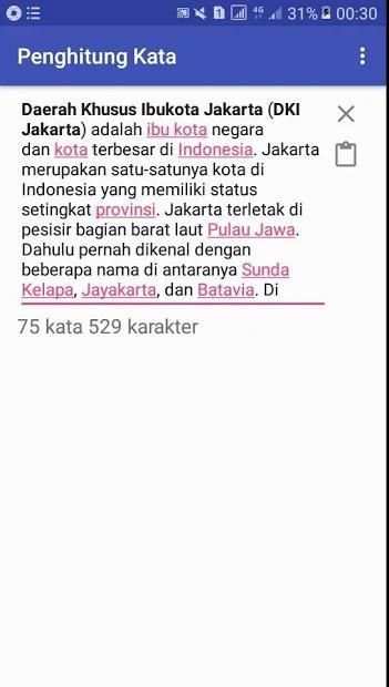 Penghitung Kata dan karakter screenshot 7