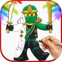 How To Draw Lego Ninja Go Characters