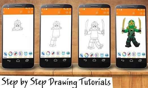 How To Draw Lego Ninja Go Characters स्क्रीनशॉट 1
