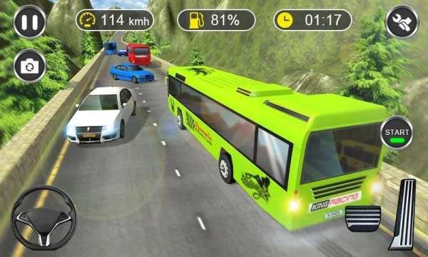 Telolet Bus Racing : Hill Climb Bus Simulator 3D screenshot 1