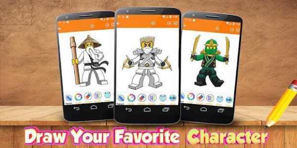 How To Draw Lego Ninja Go Characters स्क्रीनशॉट 3