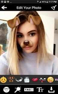 Sweet Camera, Face Filter, Selfie Editor, collage screenshot 1