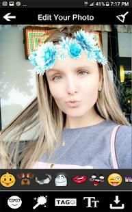 Sweet Camera, Face Filter, Selfie Editor, collage screenshot 2