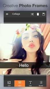 Sweet Camera, Face Filter, Selfie Editor, collage screenshot 3