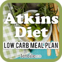 Free Atkins Diet Low Carb Meal Plan (Weight Loss)