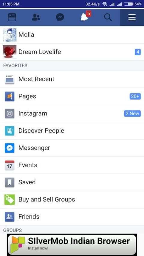 FB Lite screenshot 2
