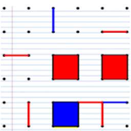 Dots and Boxes - Squares (Classic Board Games)