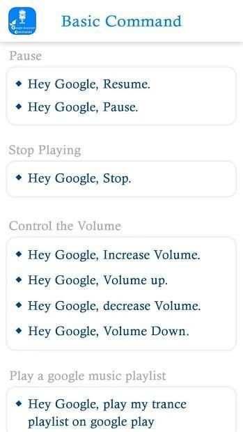 Ok Google Voice Commands for Google Assistant screenshot 2