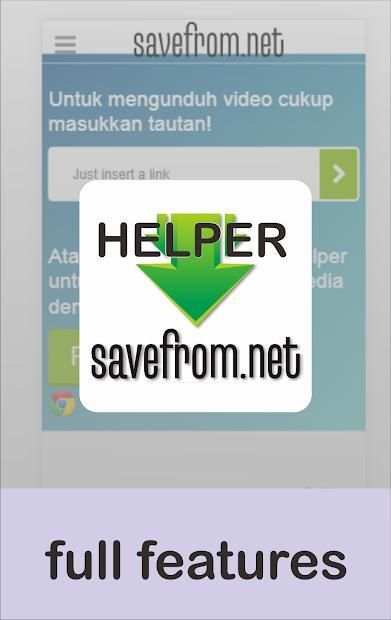 Helper SaveFromnet lates screenshot 3