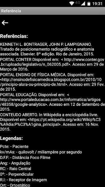 Radiologia Mobile screenshot 1