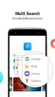 Mini Private Browser: Fast Search, Download, No Ad screenshot 1