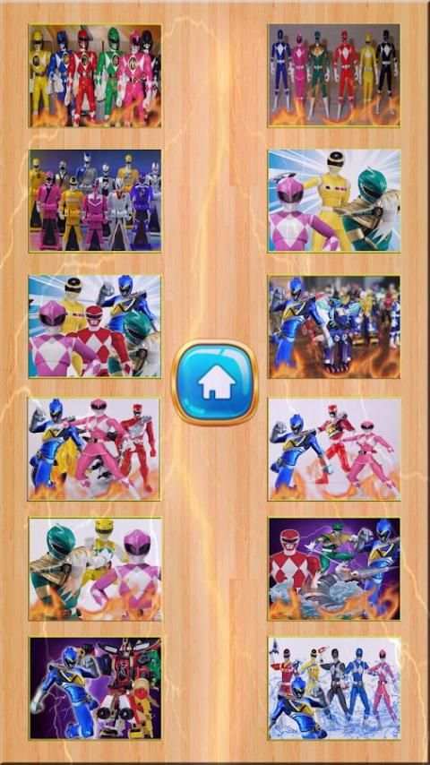Slide Power Ranger puzzle new game screenshot 5