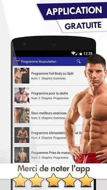 Programme Musculation Fitness screenshot 2