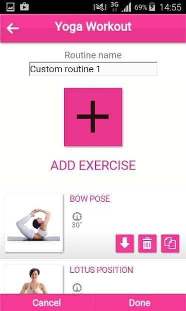 Yoga workout - Free yoga videos and workouts स्क्रीनशॉट 3