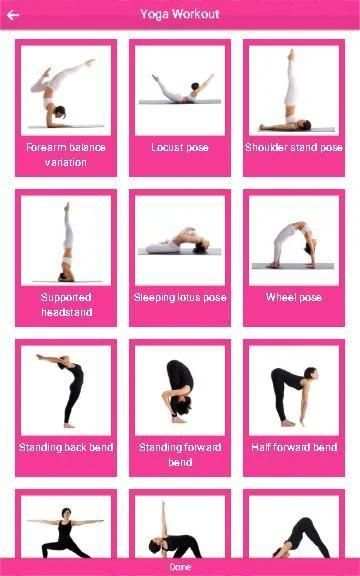 Yoga workout - Free yoga videos and workouts स्क्रीनशॉट 15