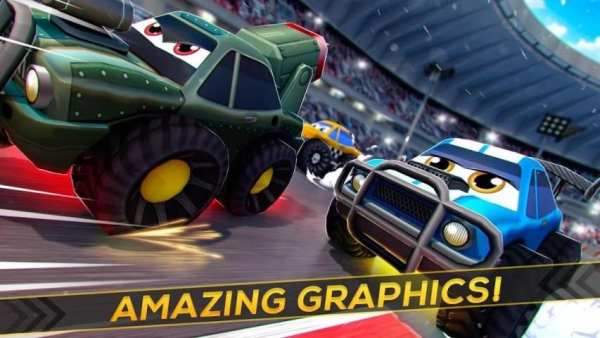Cartoon Crash Cars Racing स्क्रीनशॉट 2