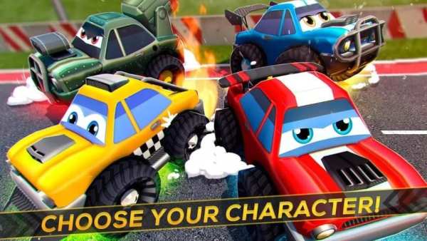 Cartoon Crash Cars Racing स्क्रीनशॉट 1