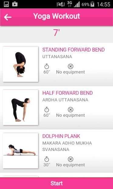 Yoga workout - Free yoga videos and workouts स्क्रीनशॉट 4