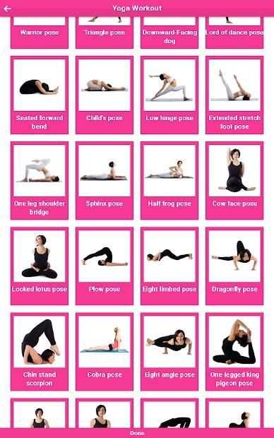 Yoga workout - Free yoga videos and workouts स्क्रीनशॉट 9