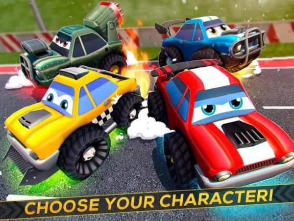 Cartoon Crash Cars Racing स्क्रीनशॉट 4