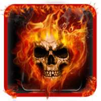 Fire Flaming Skull Theme