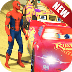 ikon Superhero Car Racing: Car Stunt Racing 2018
