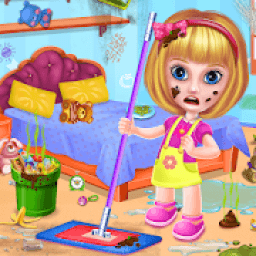 My House Clean - Girls Home Cleanup Game आइकन