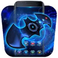 3D bat hero fidget spinner theme