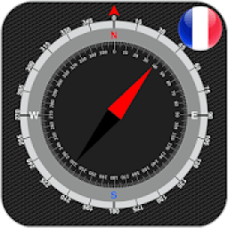 ikon Boussole Gratuit en Français, Application Boussole