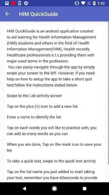HIM QuickGuide screenshot 8