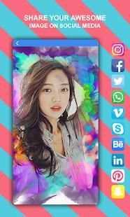 3D Glass Crystal Photo Effect Image Blur Editor 8 تصوير الشاشة