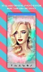 3D Glass Crystal Photo Effect Image Blur Editor 7 تصوير الشاشة