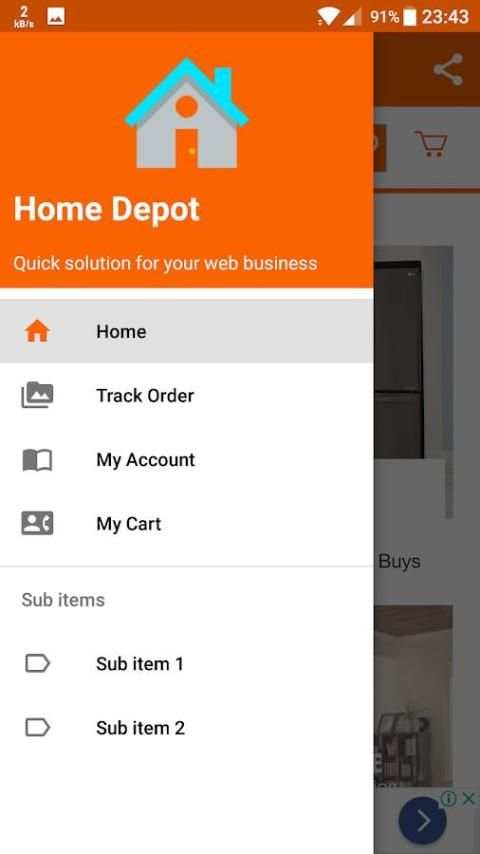 HomeDepot Mini browser स्क्रीनशॉट 2